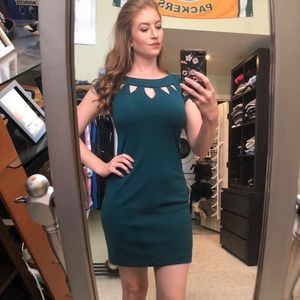 Cute dark teal dress